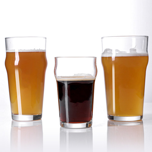 进口英式品脱杯IPA无铅玻璃鹅岛啤酒杯同款光杯支持LOGO定制 - 图2