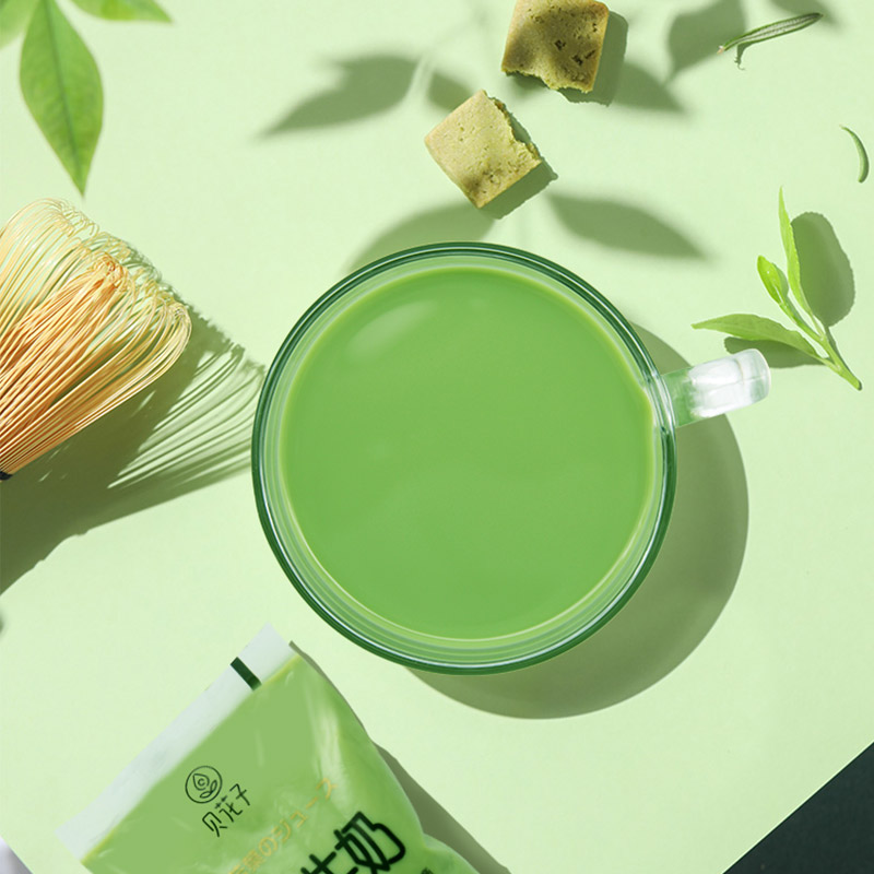 【12袋整箱】青汁牛奶味180g*12袋