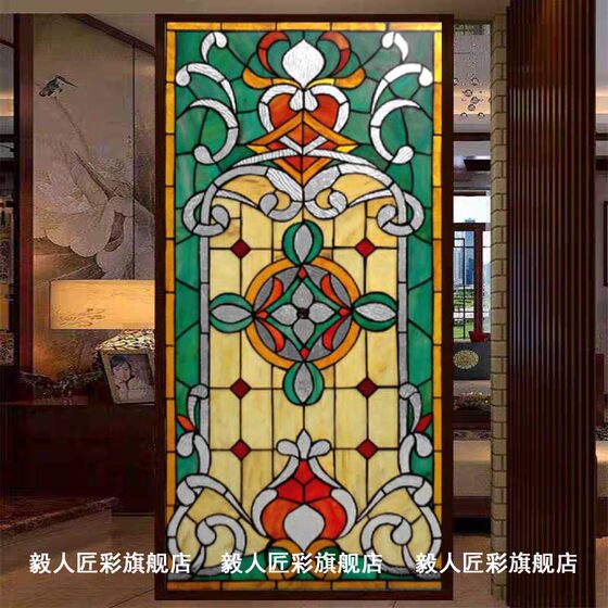 Manufacturer customized church Tiffany inlaid stained glass