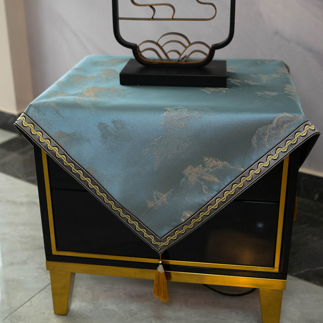 Shuimoshanhe bedside table cover Chinese style
