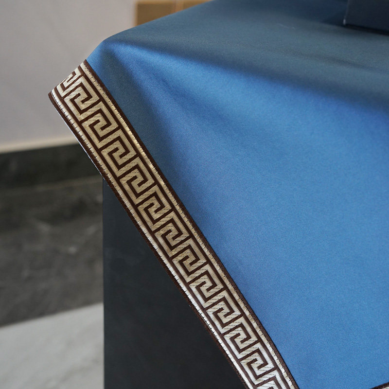 新中式轻奢桌布古典中国风禅意供桌正方形茶巾餐桌家用纯色可定制,淘宝优惠券,粉丝福利购,淘宝优惠卷