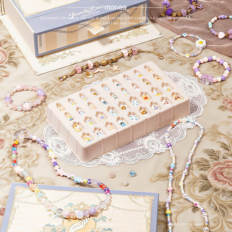 mobee手工diy串珠首饰礼盒手链儿童女孩子玩具女儿的宝藏美丽星堡,淘宝优惠券,粉丝福利购,淘宝优惠卷