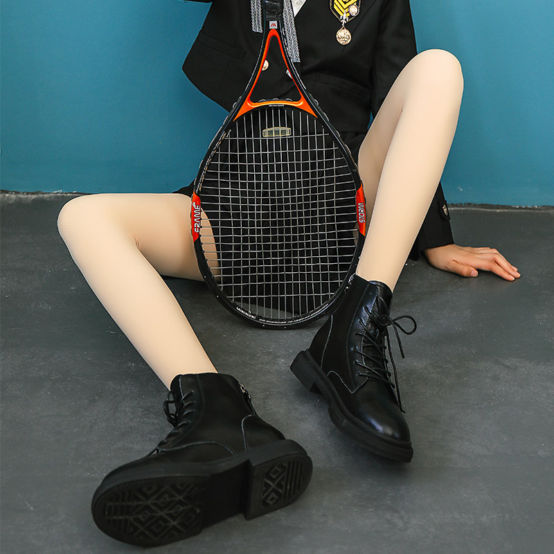 光腿肉色神器超自然薄绒裸感打底裤 菁织短袜/打底袜/丝袜/美腿袜