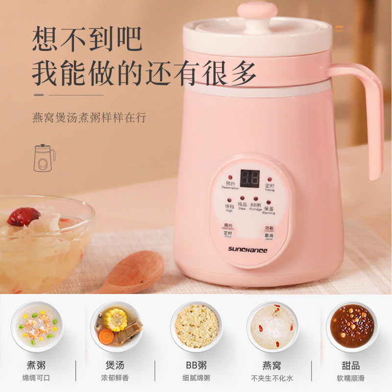便携小型燕窝多功能家用迷你炖盅 半念电炖/煮粥锅/文火炉