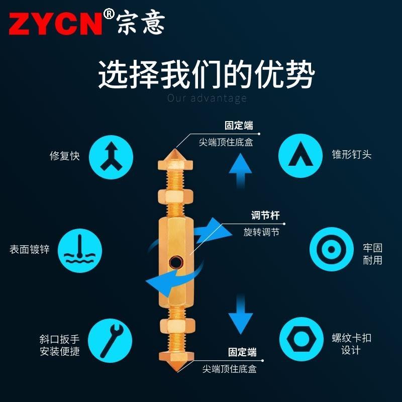 墙内86型暗盒损坏器线盒修复补救开关撑杆插座底盒暗线盒固定神器 - 图1