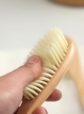 家用软毛鞋刷不伤鞋洗鞋刷子衣物清洁刷长柄多功能刷子刷鞋神器