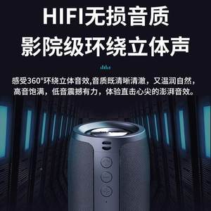 狂热者无线蓝牙音箱电脑家用户外车载低音炮大音量迷你收款小音箱