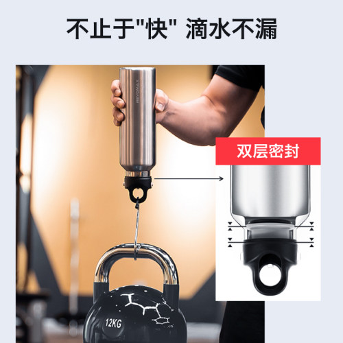 RevoMax锐虎保温杯男户外运动保温壶大容量不锈钢保冷冰霸杯950ml - 图1