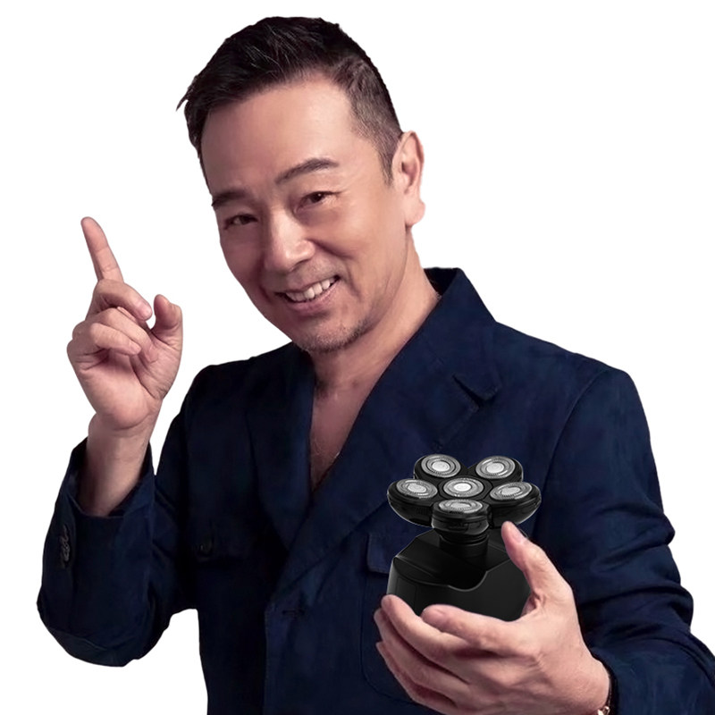 约克六头剃光头神器自刮剃刀剃须刀 约克勇潮剃须刀