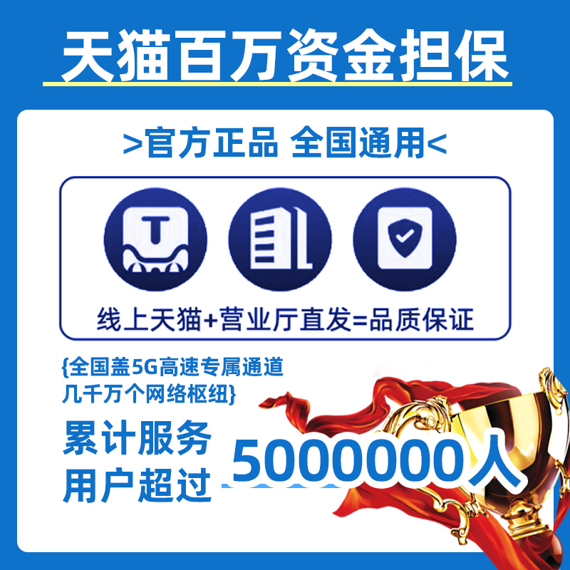 中国电信流量卡纯流量5g手机电话卡大王卡无线限纯上网卡全国通用-图1