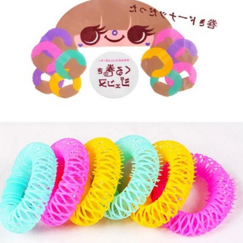 抖音新款发饰品日韩新品快速卷发头 傲彩发饰
