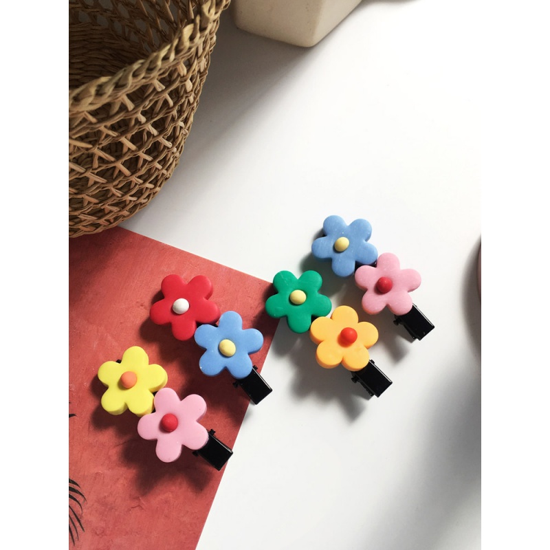 抖音同款tkty甜美花朵泫雅风发夹 傲彩发饰