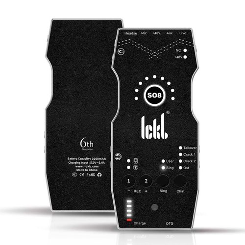 ickb so8手机声卡6代网红直播唱歌手机电脑通用麦克直播设备全套 - 图0