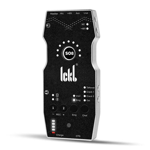 ickb so8手机声卡6代网红直播唱歌手机电脑通用麦克直播设备全套 - 图3
