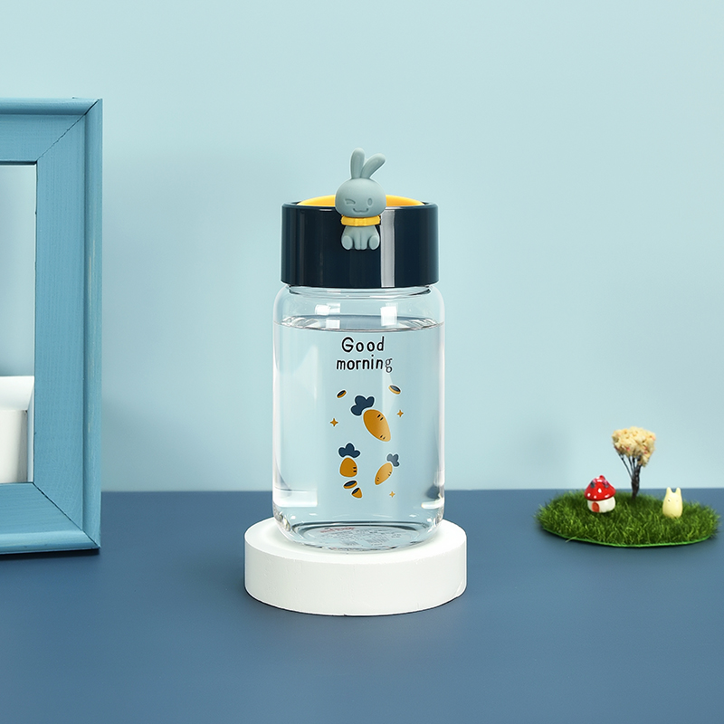 玻璃水杯女生便携可爱胖胖杯牛奶豆浆小杯子耐高温高颜值2025新款 - 图3