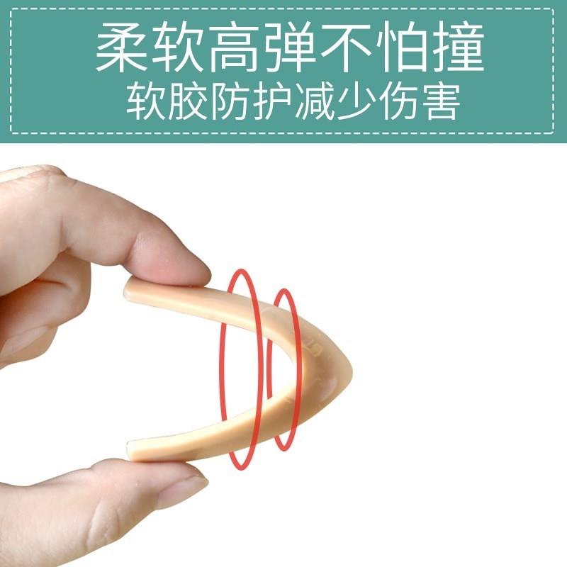 书桌防碰头神器电视柜防撞护角超薄钢化玻璃门柜子转角桌子边角贴 - 图2