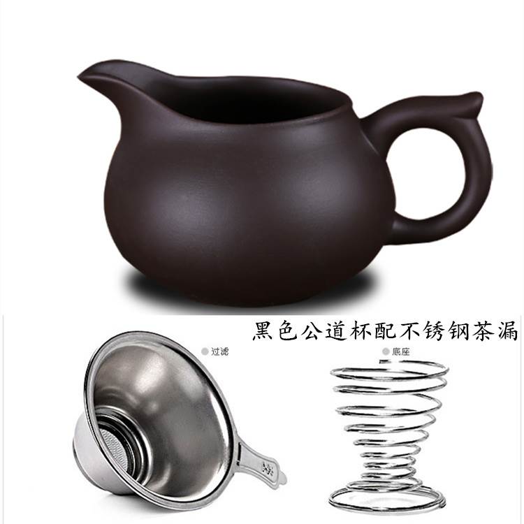 功夫茶具紫砂公道杯大号茶海茶壶茶具套装配件茶漏杯分茶器紫砂壶 - 图3