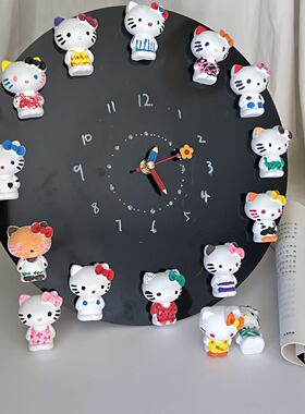 HelloKitty台钟diy摆件