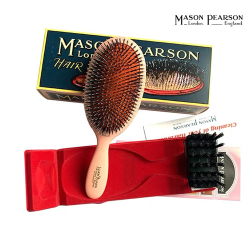 英国Mason Pearson大号半猪鬃BN1气垫按摩减少脱发造型梳 - 图3