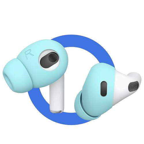 airpods3防滑耳帽airpods3耳机套AirPods4耳套耳塞硅胶入耳式改造防滑小耳套秒变pro鲨鱼鳍防掉防摔 - 图3