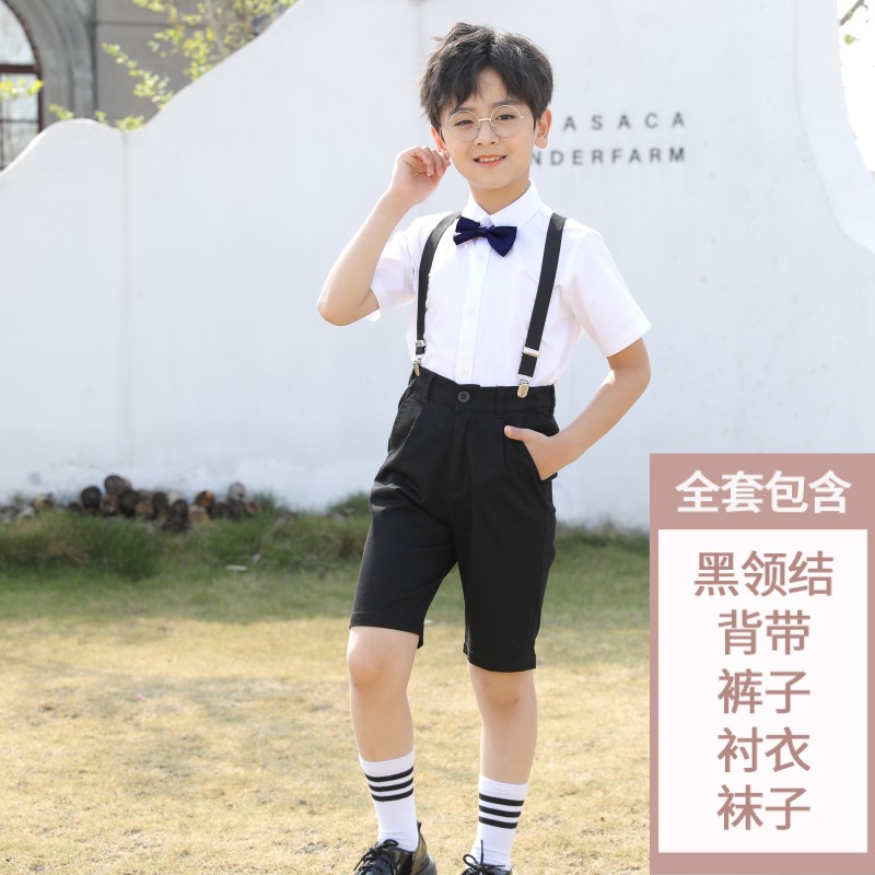 六一儿童演出服合唱白色公主裙舞台纱裙表演服幼儿园毕业照班服夏 - 图3