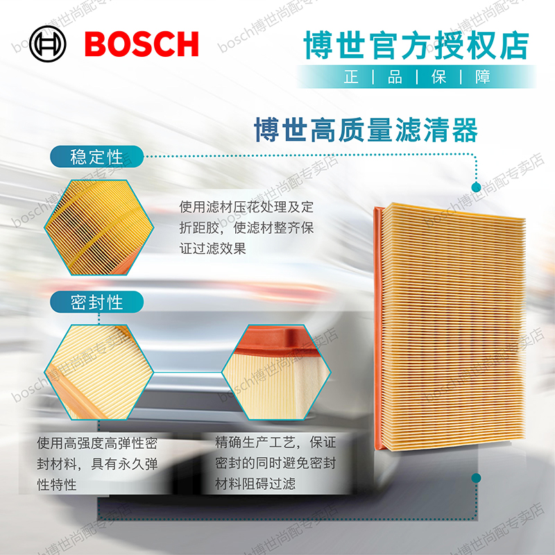 博世空气滤芯适配标致4008 5008 508L雪铁龙C6天逸C5风神AX7空滤-图2