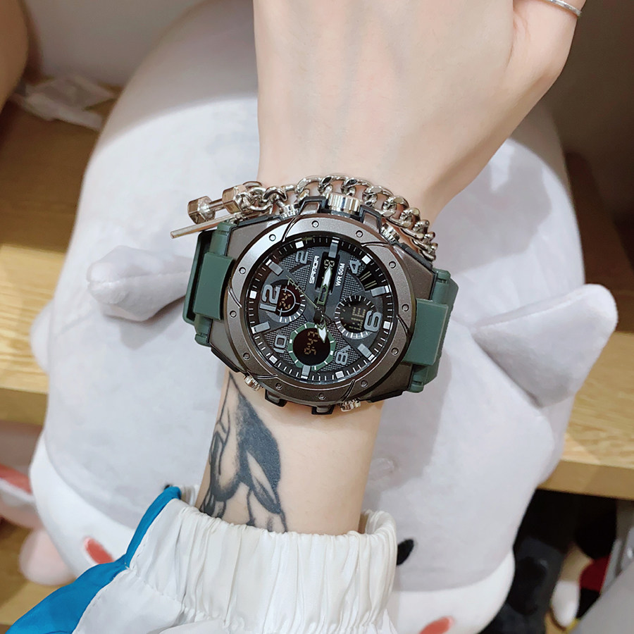 高中生男学生黑科技潮流男士电子表 范美国产腕表