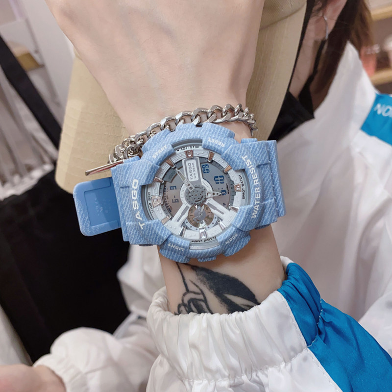 ins风潮流黑科技电子手表女独角兽 范美国产腕表