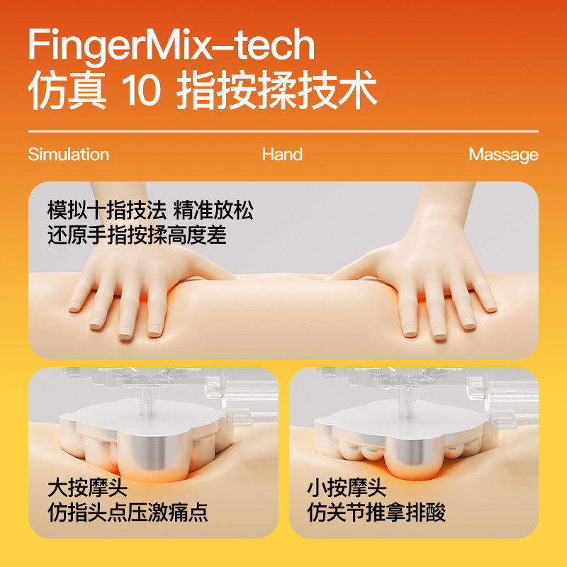 PGG腰颈背部按摩器按腰部后背部靠垫枕头无线车载肩颈椎按摩仪,淘宝优惠券,粉丝福利购,淘宝优惠卷