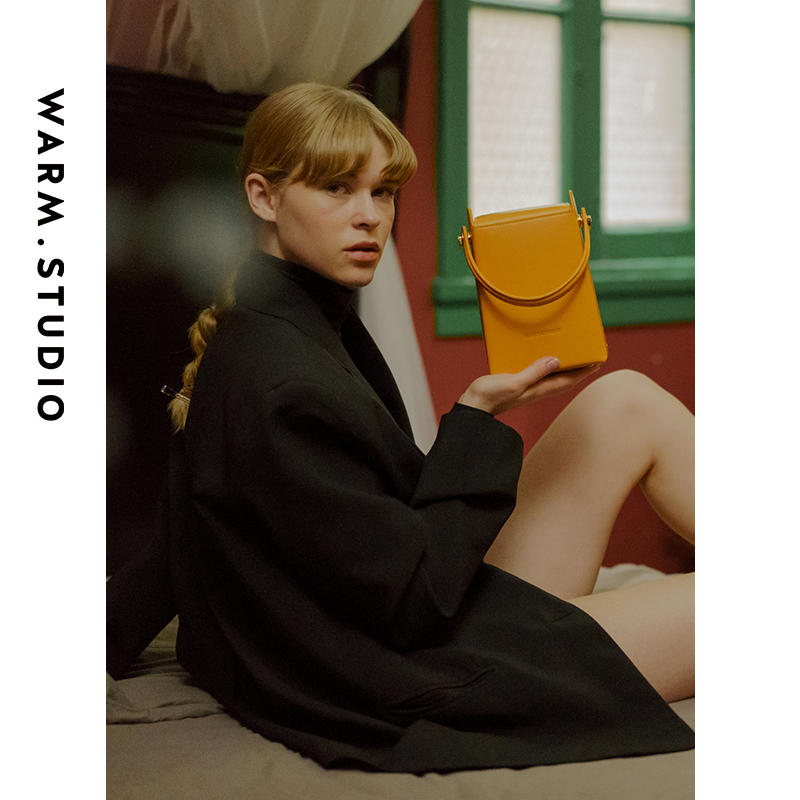 warmstudio /古良吉吉黄色女斜挎包 古良吉吉女士包袋