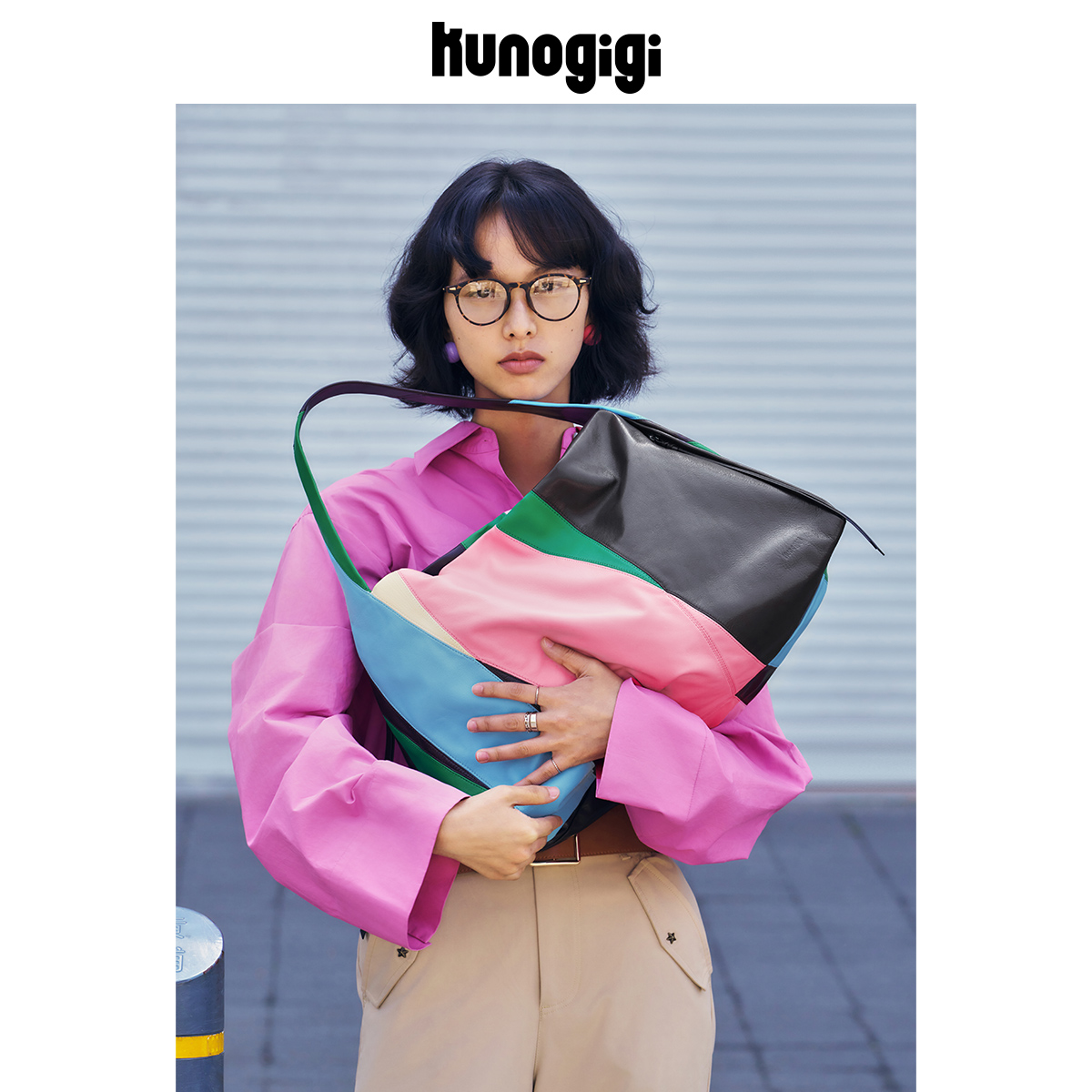 KUNOGIGI/古良吉吉风筝托特包大号小众设计包包女单肩包2024新款 - 图1