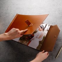 Wedding Dress Photo Album Custom Cortical High-end Shadow Building Wedding Memorial Album Photo Book Production Writing True 7 New Years gift