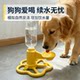 Height-increasing automatic water dispenser for dogs without plug-in