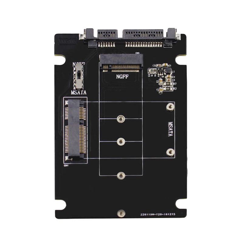 硬盘拷贝机专用固态硬盘MSATA+NGFF（M.2）转接板MSATA to SATA - 图3