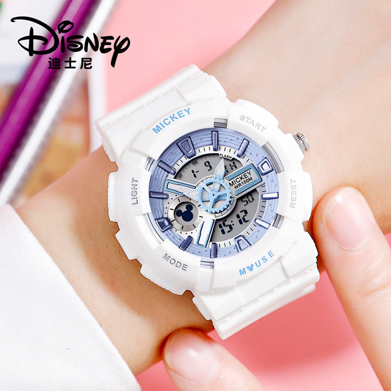 迪士尼联名手表女ins运动防水简约 祥尼时国产腕表