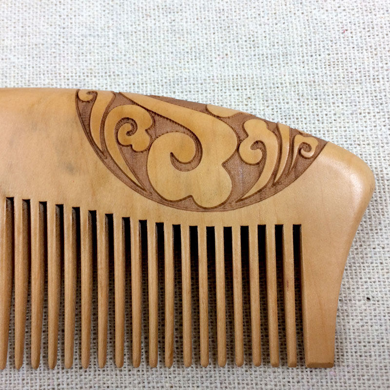 抖音同款中号桃木美发工具木梳子 玄翠峰发饰