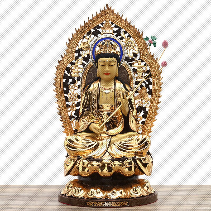 天猫定制鎏金纯铜大号佛教摆件佛像 玄翠峰摆件