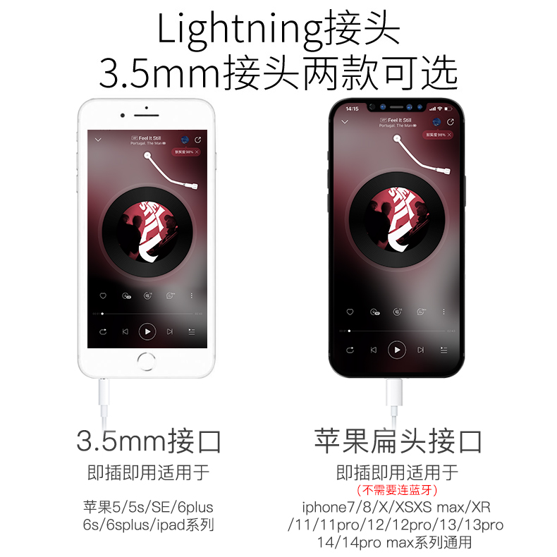 适用苹果官方有线耳机15带线iphone原装正品15promax专用14插线13-图0