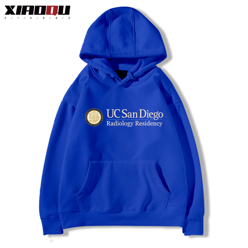 加利福尼亚大学圣迭戈分校UCSD连帽卫衣男女留学生纪念衣服秋冬潮 - 图0