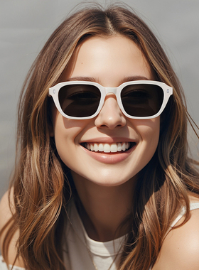 新款时尚有度数折叠近视太阳镜女