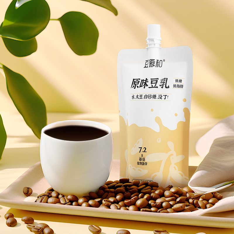 豆源和多口味豆乳300g/袋全家营养早餐植物蛋白饮品*6袋