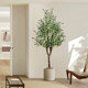 Simulated green plant olive tree floor-standing potted indoor large plant ornaments living room light luxury decoration bionic flower fake tree