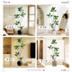 Home high-end decorative green plants simulated rubber trees