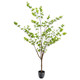 Simulated green plant ornaments Japanese hanging clock plant Mazuimu clothing store indoor living room decoration fake tree floor-standing potted plant