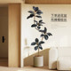 Love pomelo simulation green plant black diamond rubber tree
