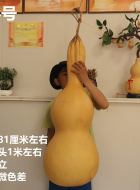 天然特大号葫芦带龙头家居摆件
