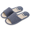 Jialiya Men's Spring and Autumn Linen Breathable Slippers
