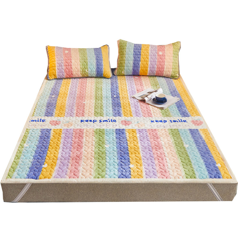 洁丽雅冬季a类羊羔牛奶绒家用床垫 洁丽雅床上用品床垫/床褥/床护垫/榻榻米床垫