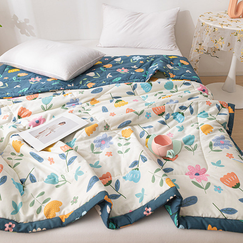 洁丽雅全棉夏季新疆纯棉花薄被子 洁丽雅床上用品化纤被