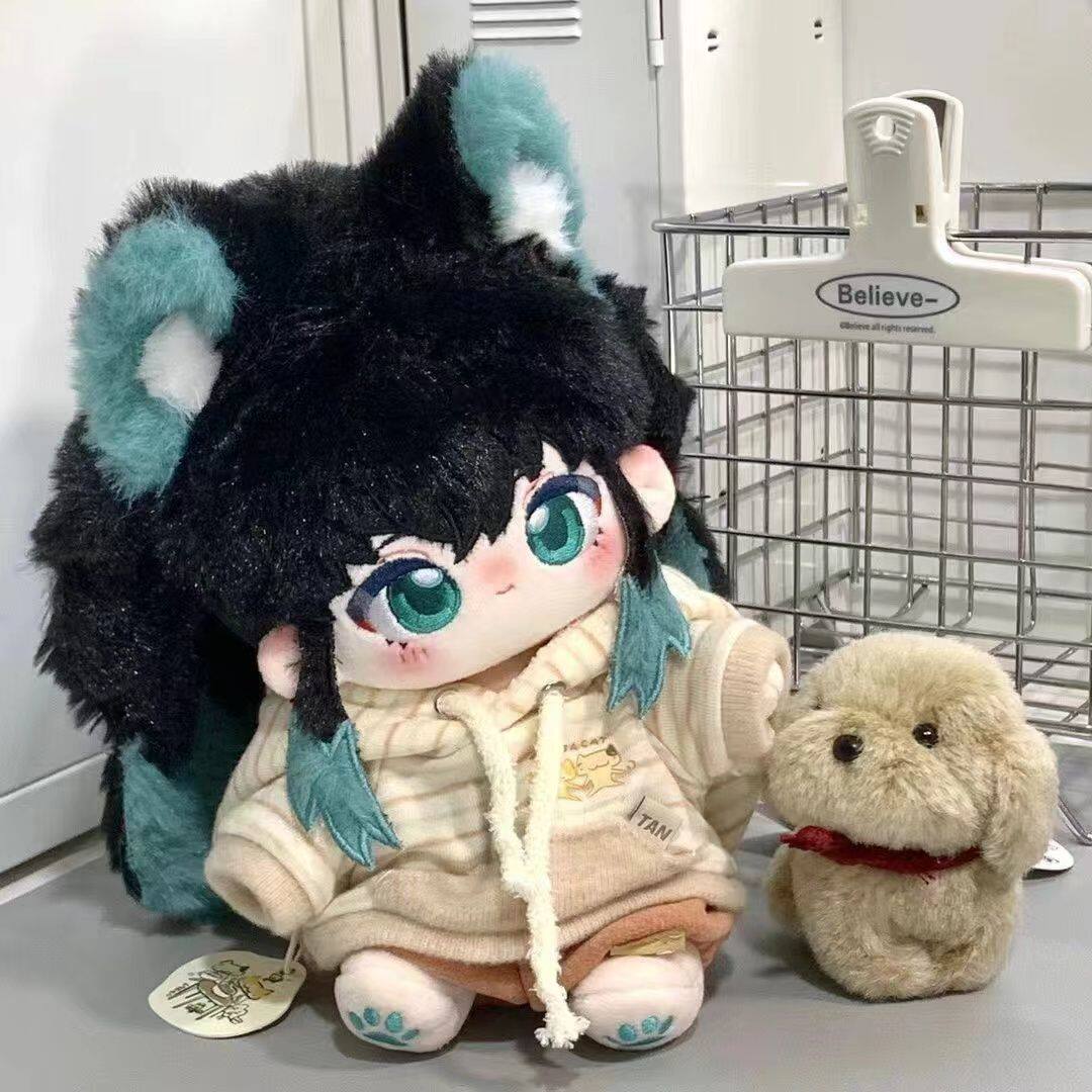 薄荷糖心鬼灭之刃时透无一郎霞柱20cm棉花娃娃游戏周边玩偶公仔礼,淘宝优惠券,粉丝福利购,淘宝优惠卷